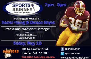 Hooters with Sports Journey and Darrel Young May 10 small