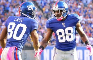 Hakeem NIcks and Victor Cruz